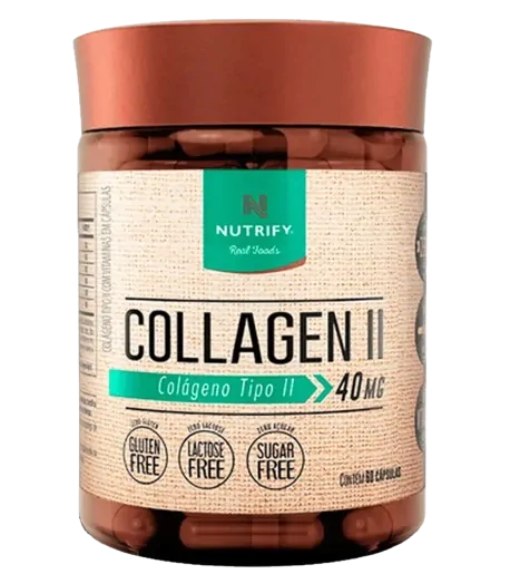 Vitaminas Colágeno Tipo II — 60 Cápsulas — Nutrify