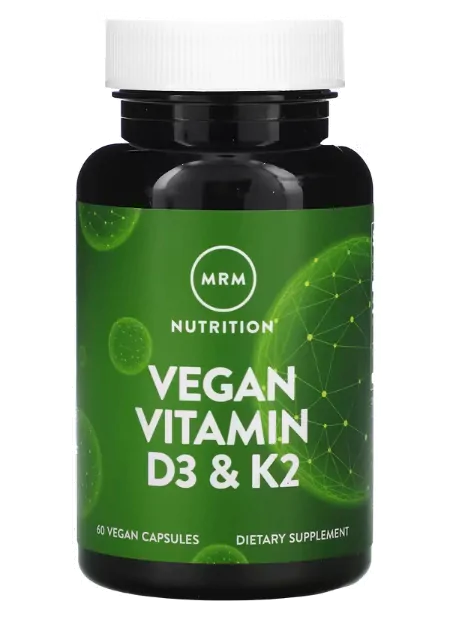 Vitaminas D3 2.500UI e K2 80mcg · Veganas | 60 Cápsulas | MRM — MRM Nutrition