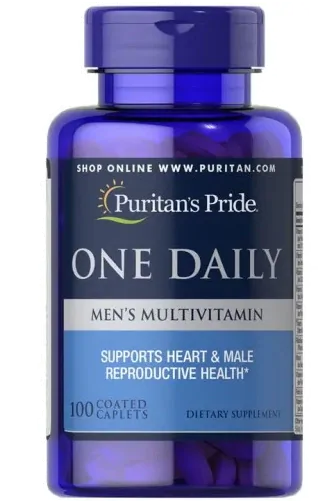 Vitaminas Multivitamínico diário para homens · 100 Cápsulas | Puritans Pride — Puritan's Pride