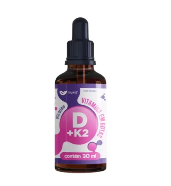 Vitaminas Vitamina D3 + Vitamina K2 — 30ml — Muwiz