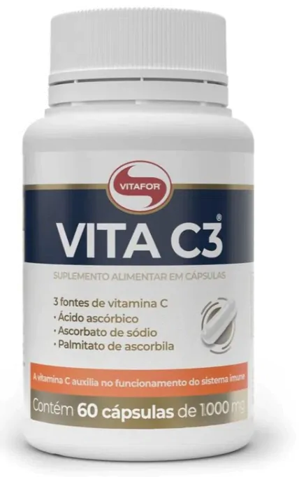 Vitaminas Vita C3 · 1000mg | 60 Cápsulas — Vitafor