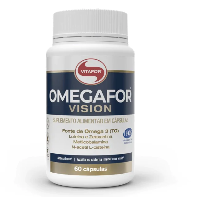 Vitaminas Omegafor Vision — 60 Cápsulas — Vitafor