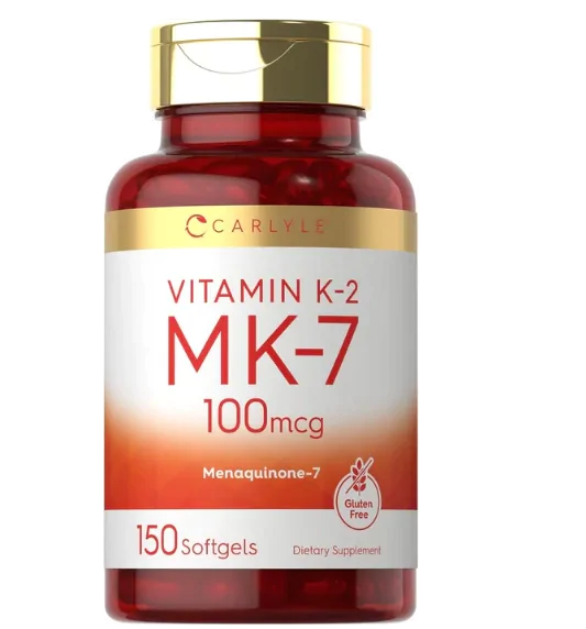 Vitaminas Vitamina K-2 100mcg — 150 Cápsulas — Carlyle
