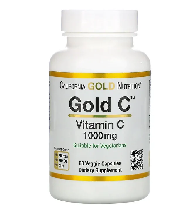 Vitaminas Vitamina C · 1.000mg | 60 cápsulas — California Gold Nutrition
