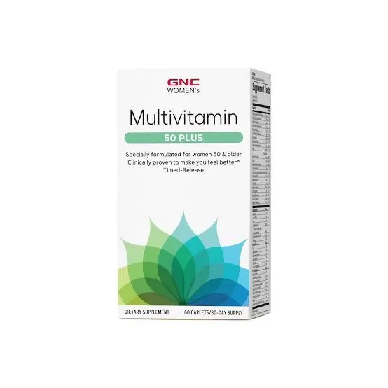 Vitaminas Multivitamínico Feminino · 50 Plus | 60 Capsulas — GNC