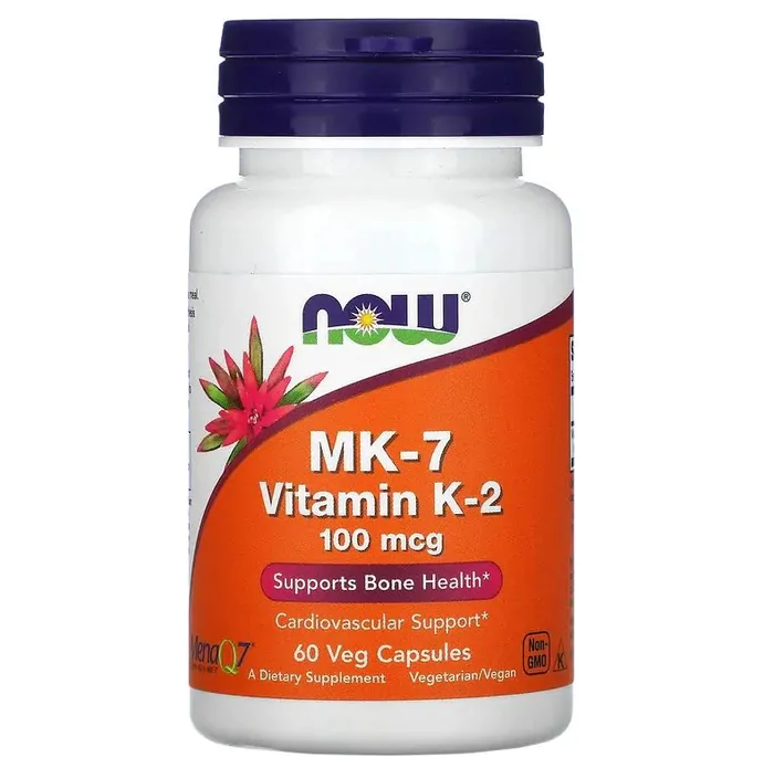 Vitaminas Vitamina K-2 MK-7 · 100mcg | 60 Cápsulas — Now