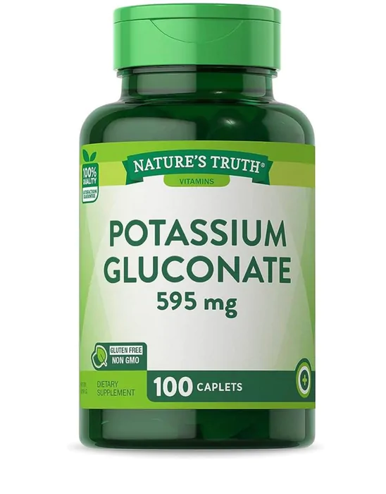 Vitaminas Gluconato de Potássio · 595mg | 100 cápsulas — Nature's Truth