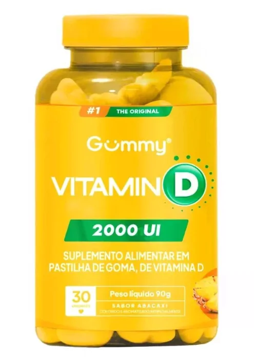 Vitaminas Vitamina D 2000UI · 30 Gomas Sabor Abacaxi | Gummy Original — Gummy Hair
