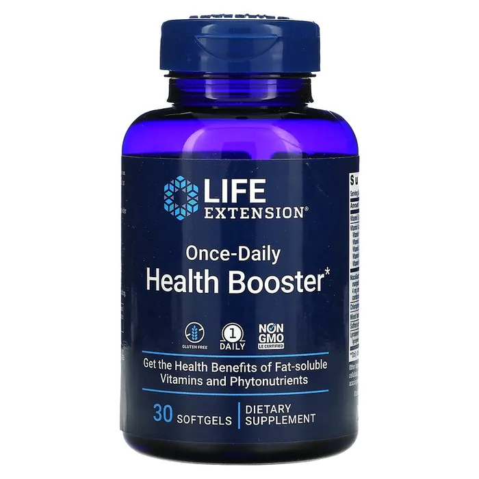 Vitaminas Once-Daily Health Booster (Reforço de Saúde Diária) · 30cápsulas — Life Extension