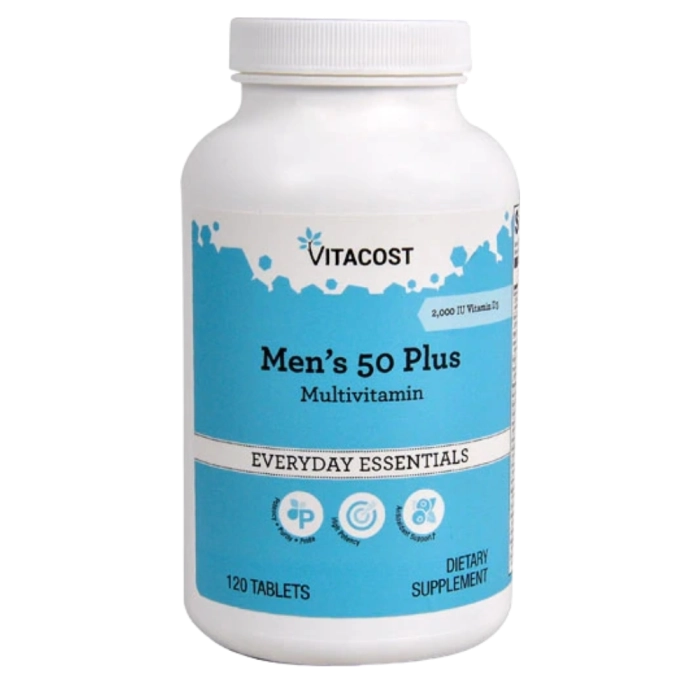 Vitaminas Multivitamínico Men's 50 Plus · 120comprimidos — Vitacost