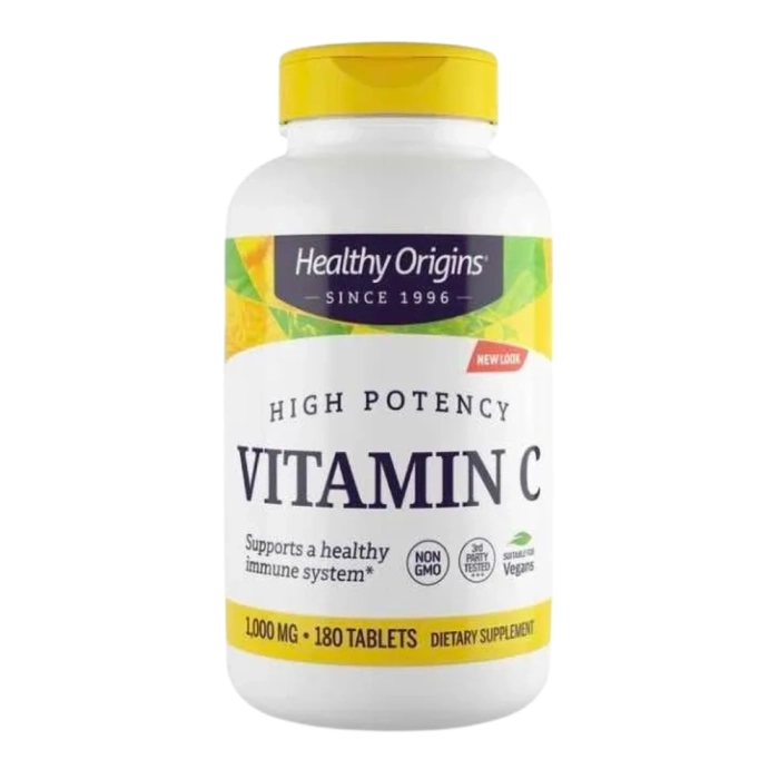 Vitaminas Vitamina C · 1000mg | 180 Comprimidos — Healthy Origins