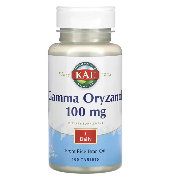 Vitaminas Gamma-Oryzanol 100mg — 100 Comprimidos — KAL