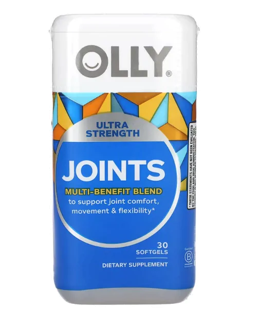 Vitaminas Ultra Joint · Extrato de Boswélico | Cúrcuma | Vitamina D e Boro | 30 Softgels — OLLY