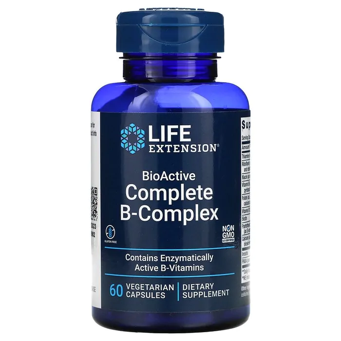 Vitaminas Vitamina B Completo — 60 Cápsulas — Life Extension