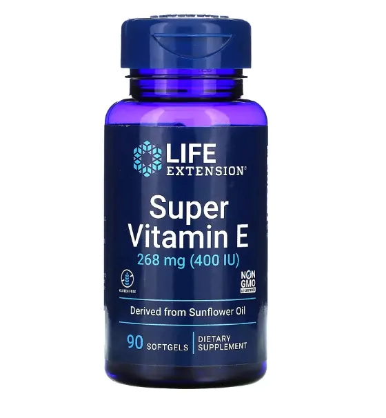 Vitaminas Super Vitamina E · 268mg / 400UI | 90 Cápsulas — Life Extension
