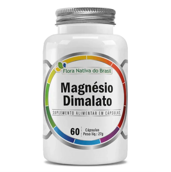 Vitaminas Magnésio Dimalato · 500mg | 60 Cápsulas | Flora Nativa — Flora Nativa do Brasil