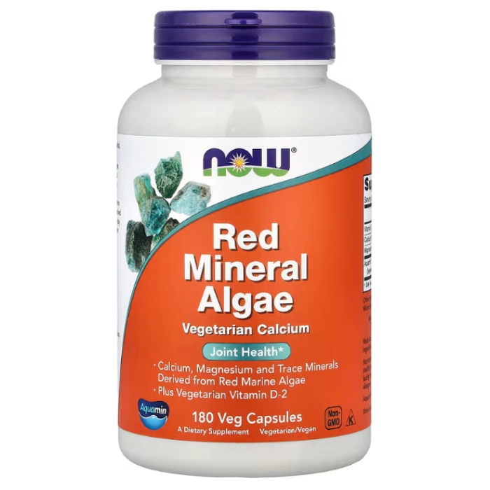 Vitaminas Red Mineral Algae · Algas Minerais Vermelhas | 180 Cápsulas — Now