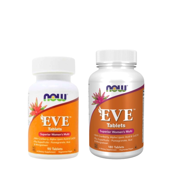 Vitaminas Multivitamínico Feminino EVE · Energia | Beleza e Equilíbrio Hormonal | Saúde da Mulher — Now