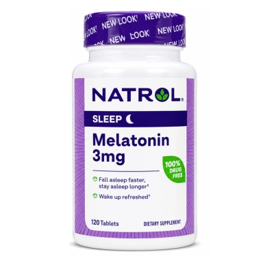 Melatonina 3mg, 120 Comprimidos, Natrol